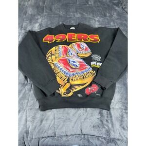 Vintage 1994 San Francisco 49ers Super Bowl XXIX Champions‎ Sweatshirt Mens L